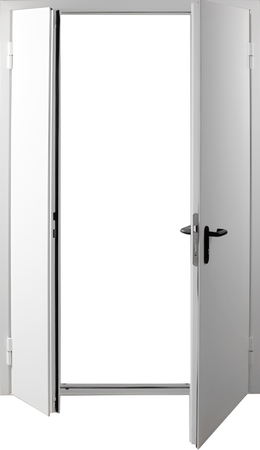 Полуторная противопожарная дверь EI60 глухая Полуторная противопожарная дверь EI60 глухая