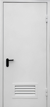 Противопожарная дверь EI60 с вентиляционной решеткой Противопожарная дверь EI60 с вентиляционной решеткой