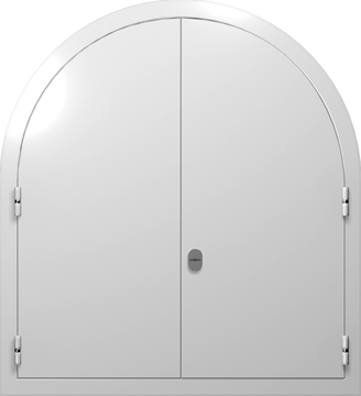 Арочные двупольные глухие ставни Арочные двупольные глухие ставни