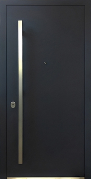 Утепленная дверь с шумоизоляцией и бугельной ручкой Утепленная дверь с шумоизоляцией и бугельной ручкой