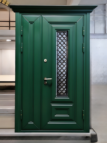Дверь зеленого цвета Дверь зеленого цвета
