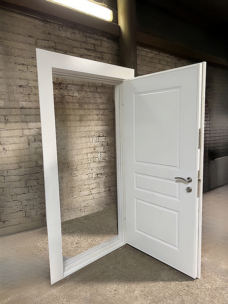 Изготовленная белая дверь МДФ Изготовленная белая дверь МДФ