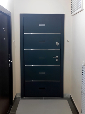 Панель с хромированными вставками