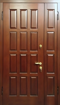 Полуторная термодверь МДФ шпон Полуторная термодверь МДФ шпон